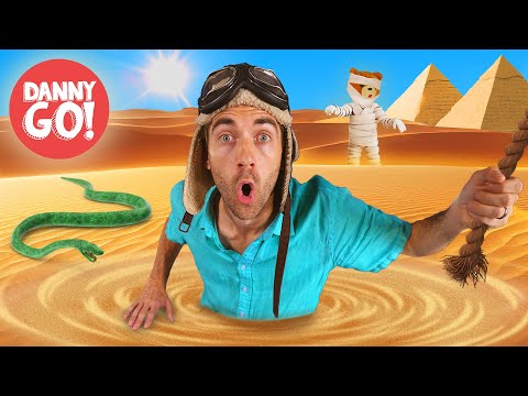 The Floor is Quicksand: Pyramid Adventure! ???? ???? Floor is Lava Dance Game | Danny Go! Songs for Kids