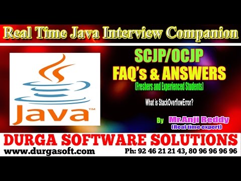 Java Interview Companionjava What Is Stackoverflowerror