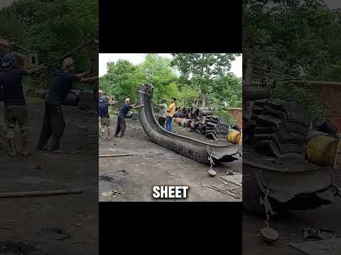 Giant Tire to Conveyor Belt