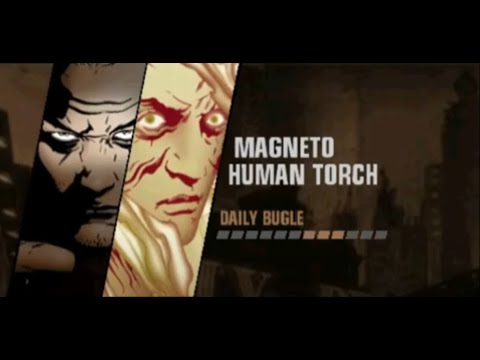 Magneto vs Human Torch - Marvel Nemesis