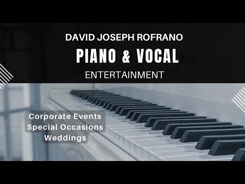 Promotional video thumbnail 1 for David Joseph Singing Pianist & Solo Piano