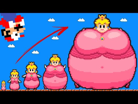 Mario vs Princess Peach (XXXL) Super Sized Mario Bros. - Game Box