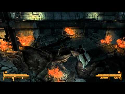 Fallout New Vegas Lonesome Road DLC part 15 Through the fire and rubble