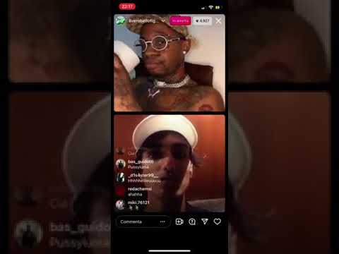 bello figo e ilyas maluma in diretta 😅😁😆 che ridere