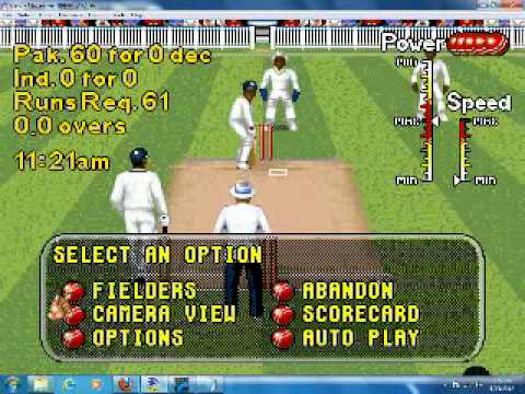 Brian Lara Cricket Megadrive