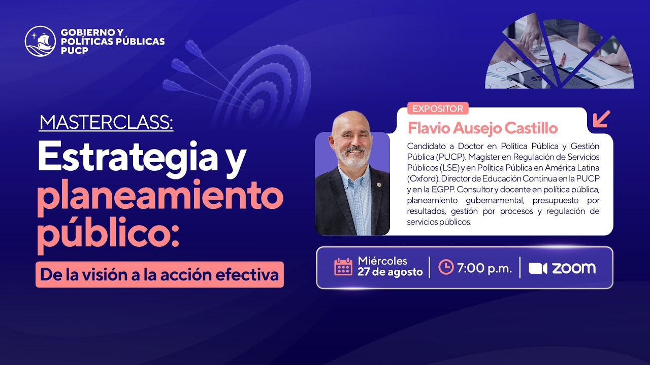 Masterclass: «Estrategia y planeamiento público: de la visión a la acción efectiva»