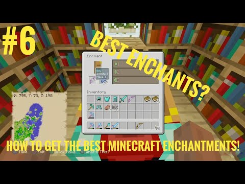 How to get the best enchantments P1 | Minecraft Survival #6 PS4 / Xbox / PE / PC