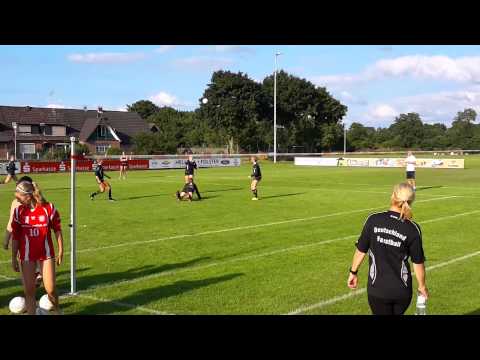 Faustball EM 2015 Jugendlager - Spielszenen Finale Deutschland 1 gegen 2 Mädels