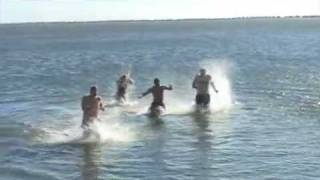 preview picture of video 'Moriches New Year's Day Plunge 2009'