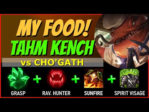 Cho'Gath is MY FOOD! - TAHM KENCH TOP vs CHO'GATH - S10 League of Legends