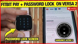 Setup Password Lock & Fitbit Pay Review on Fitbit Sense, Versa 3 & 2