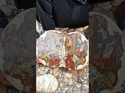 Wow.😱, this is a very rare natural stone motif.😱