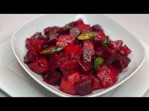 Ethiopian beet and potato recipe