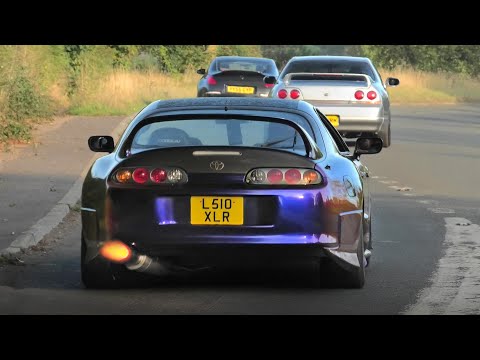 JDM Cars ACCELERATING! - Leaving a Car Show 2021