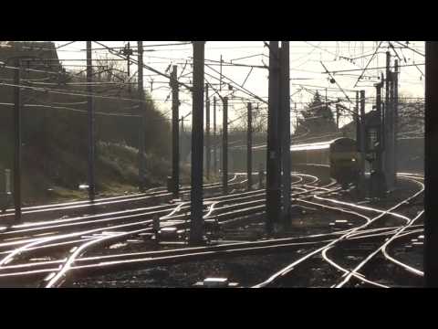 90019 4s02 Warrington RMT - Shieldmuir Christmas Mail, 14th December 2016