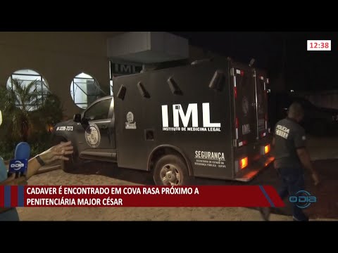 Cadáver é encontrado em cova rasa próximo í  Penitenciária Major César 01 07 2021
