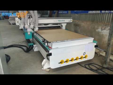 Wood Door Making CNC Router Machine with Dual Table