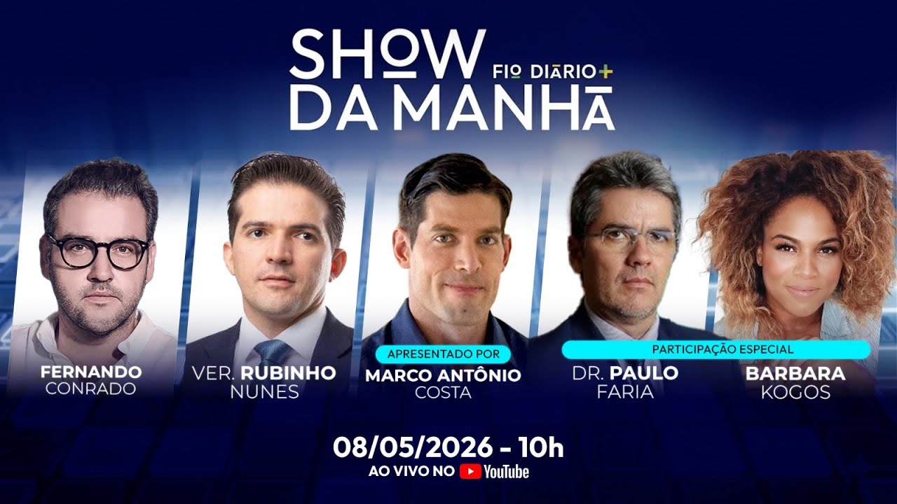 SHOW DA MANHÃ - MÍDIA ESCONDE BRONCA DE TRUMP - LULA EXPLORA CASO CIRO NOGUEIRA - 08/05/2026