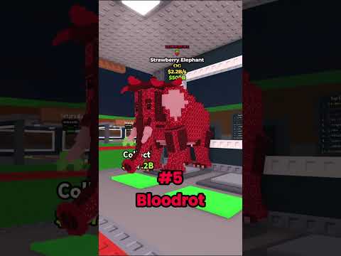 ranking all Mutations with strawberry elephant 🤯 #roblox #brainrot
