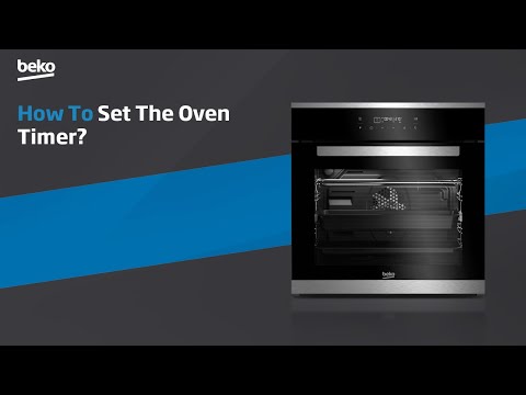 Beko | How to set the oven timer?