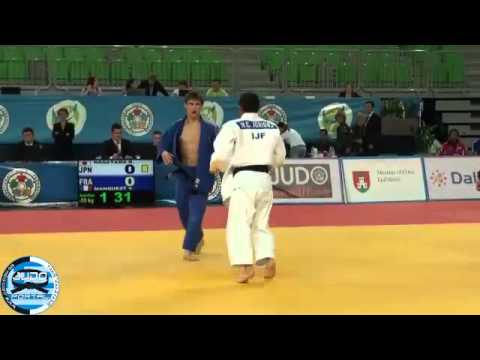 Judo World Junior Championships  Ljubljana 2013 Semifinal -55kg NAGAYAMA (JPN) - MANQUEST (FRA)