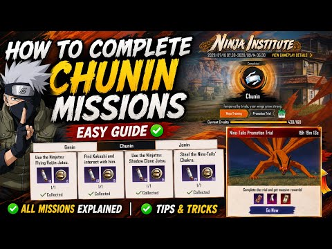 🔥 HOW TO COMPLETE CHUNIN MISSIONS IN BGMI | NINJA INSTITUTE EVENT | CHUNIN PROMOTION TRIAL MISSION