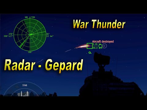 War Thunder How To Use Radar - Gepard - War Thunder Tutorial
