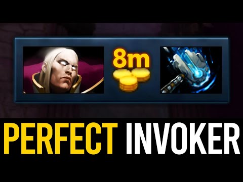 FIRST ITEM METEOR HAMMER | ABSOLUTELY PERFECT INVOKER GAMEPLAY | Dota 2 Invoker