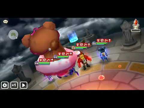 Veromos after buff vs Nephtys, Rica, Thrain   - Summoners War