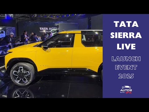 Tata Sierra 2025 LIVE Launch Event | Full Reveal & Features | AWPK