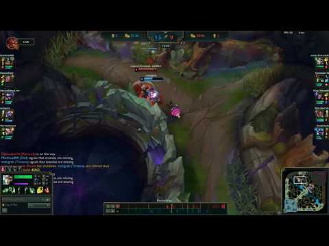 amazing riven walljump kill against a tristana