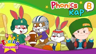 Phonics Rap B - English Rap - Educational video for Kids