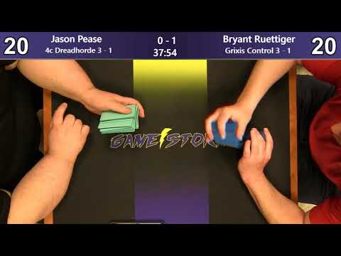 Jason Pease (4c Dreadhorde) vs Bryant Ruettiger (Grixis Control) - Friday Night Standard 5/24/19