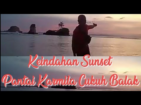 Keindahan Sunset Pantai Karmila Cukuh Balak