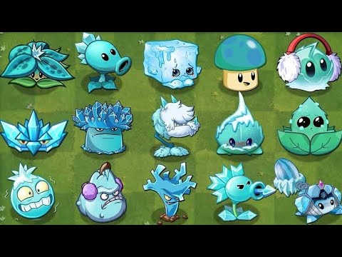 All Ice Plants Watering Animations In Zen Garden ❄️ | Plants Vs Zombies 2 🌸 | Part 6 💖