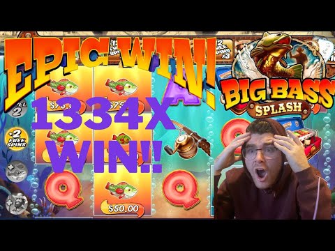 MY BIGGEST WIN EVER ON BIG BASS SPLASH!!! (1334X)