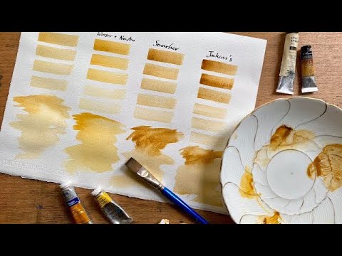 RAW SIENNA: A BRIEF HISTORY & COMPARING 4 Brands, Loose Watercolor Painting  Watercolour Swatching