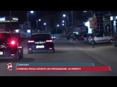 Catanzaro: consegna droga durante perquisizione. Un arresto
