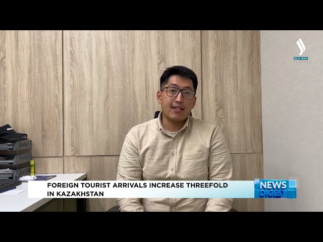 Foreign tourist arrivals increase threefold in Kazakhstan