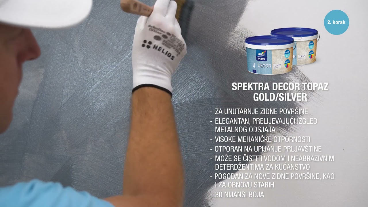 Грунтовка криюча для декоративних покриттів HELIOS SPEKTRA Decor Grund матова біла 5л