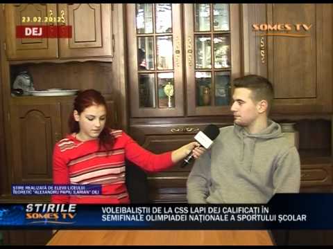03 Voleibaliştii de la CSS Lapi Dej calificaţi în semifinale Olimpiadei Naţionale a Sportului Şcolar