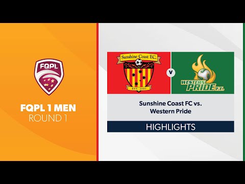 FQPL  1 Men R1 - Sunshine Coast FC vs. Western Pride Highlights
