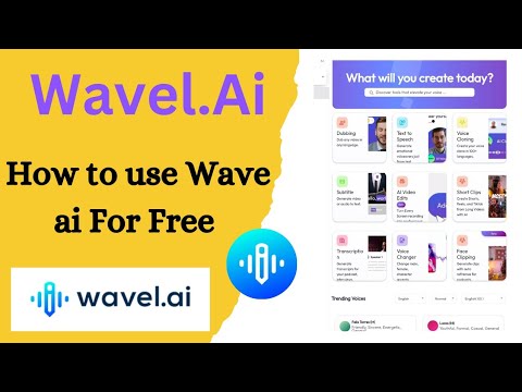 How to use wavel.ai for free || How to Generate ai Voice From Text || #wavelai