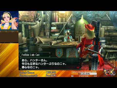 [MHXX/MHGU] Farming Golden Mantis and Transmogg Fashion Experiments! - 20180805