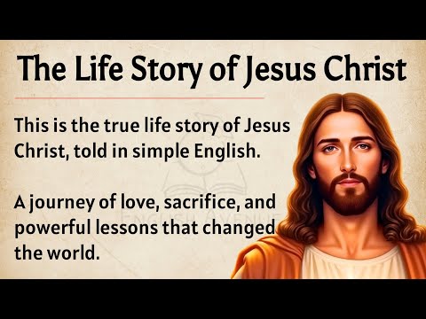 The Life Story of Jesus Christ || Learn English Through Story Level 3 🔥 || Graded Reader ✅️ || ESL