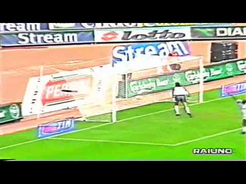 Serie A 1999-2000, day 08 Roma - Cagliari 2-2 (Montella, L.Oliveira, Delvecchio, M'Boma)