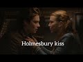 Enola Kissed Tewkesbury Holmesbury Kiss Scene Enola Holmes 2 Featuring Millie Louis
