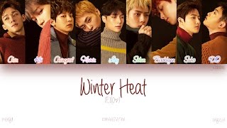 [HAN|ROM|ENG] EXO - Winter Heat (Color Coded Lyrics)