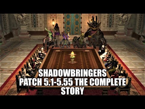 Final Fantasy XIV Lore: Shadowbringers Patch 5.1- 5.5 The Complete Story