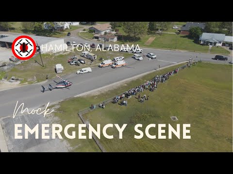 Mock Emergency Scene - Hamilton, Alabama 04/13/2021